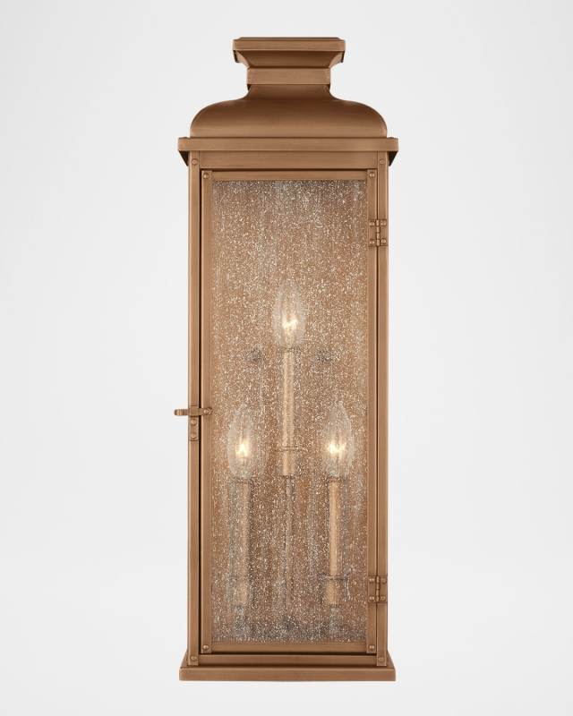 Pediment 3-Light Large Wall Lantern by Sean Lavin